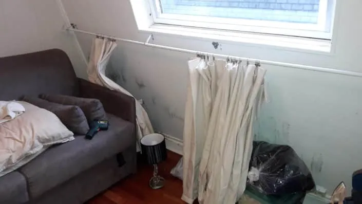 Humidité par condensation chambre