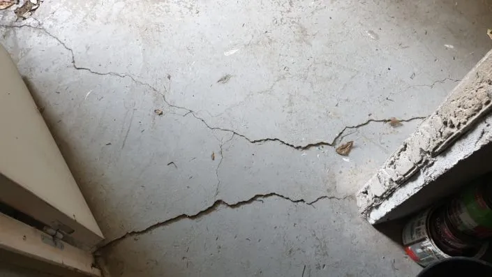 mise en voûte de la dalle béton suite catastrophe naturelle